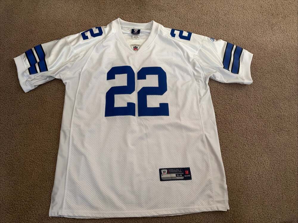 Authentic Reebok EMMITT SMITH #22 DALLAS COWBOYS Pro Cut JERSEY SZ 54 XXXL